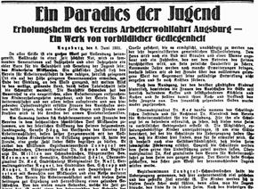 Mickhausen Artikel Paradies der Jugend k